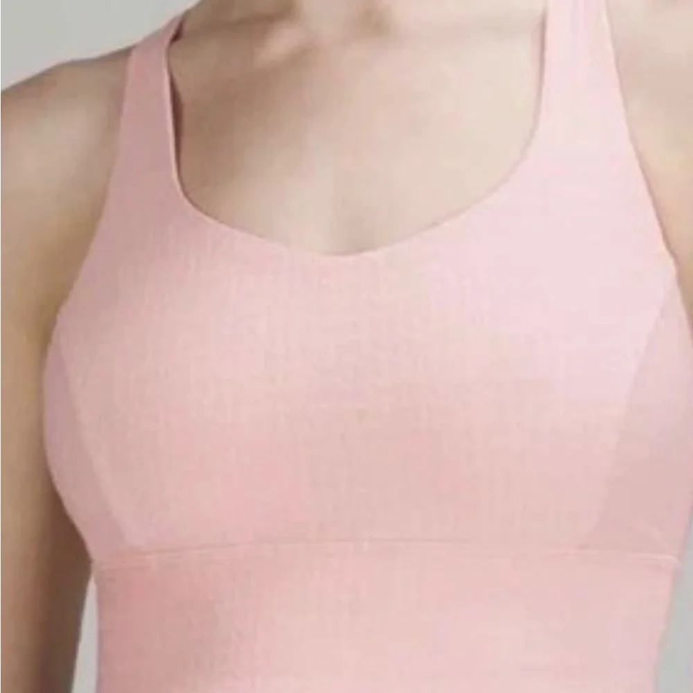 lululemon athletica Pink Double-Strap Sports Bra Size 6